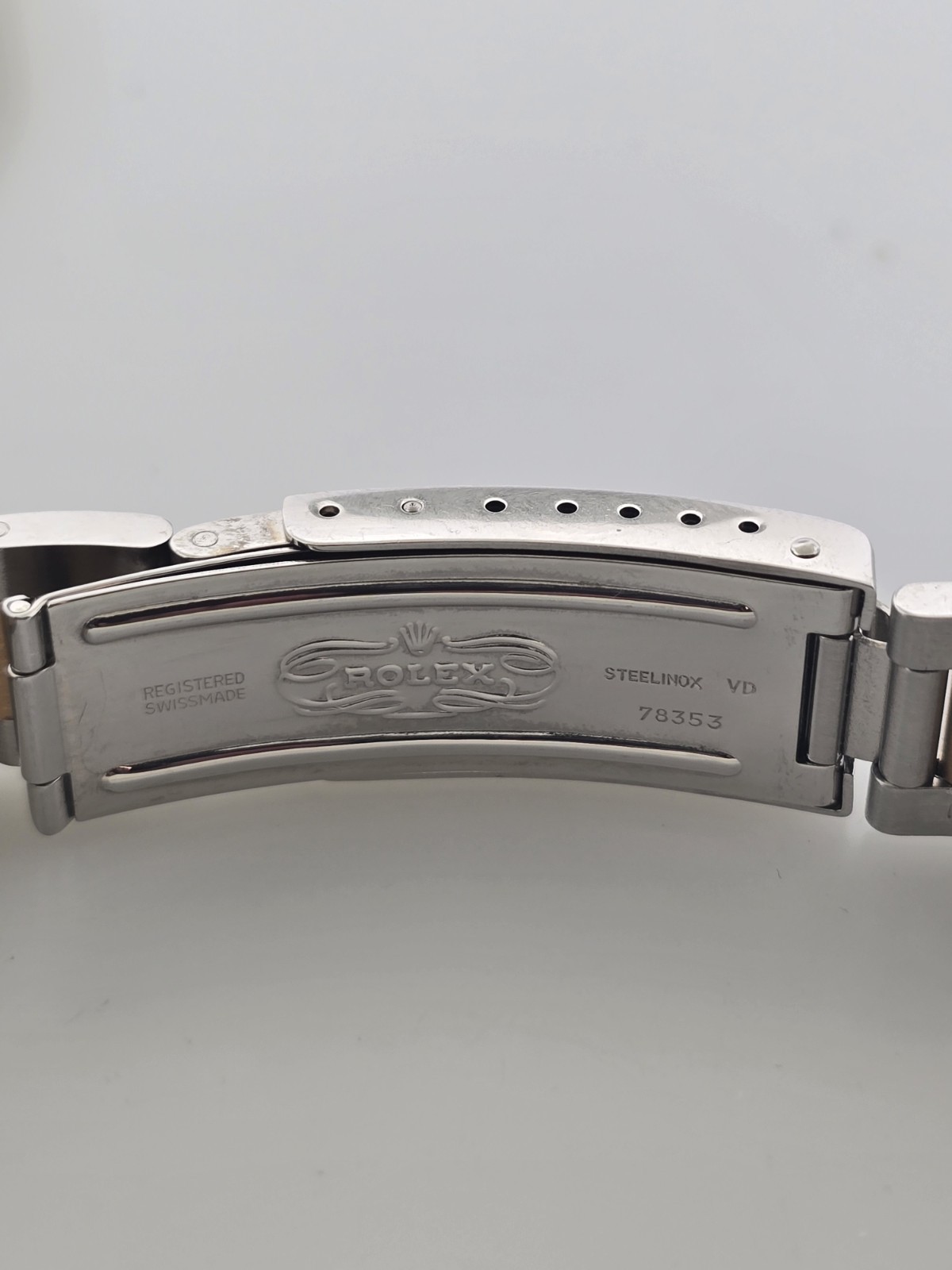 Rolex NOS 78353 18K/SS 19MM Bracelet For 33MM Datejust, Explorer Models.Unworn.