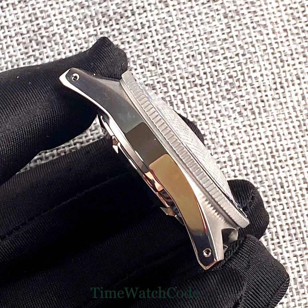 41mm 300m Diving Watch Case Fit NH35A ETA2824 PT5000 Flat/Domed Sapphire Crystal
