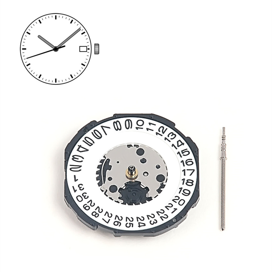 23.7mm 3 Hands Quartz Movement Watches Repair Parts for SEIKO CALIBER PC32A B