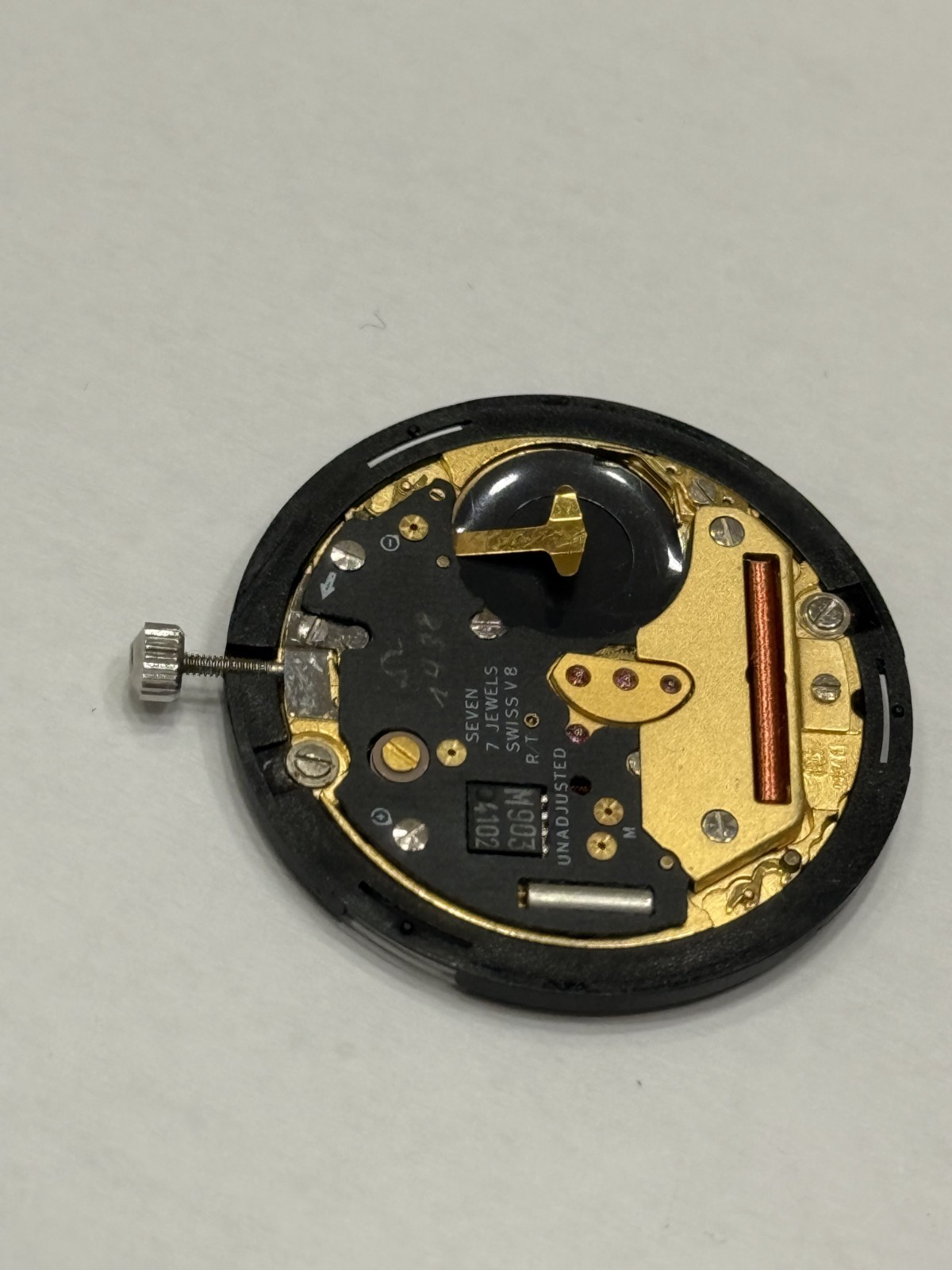 Movement Omega Eta 255.461 Quartz Swiss Made 7 Jewels In Working Condition