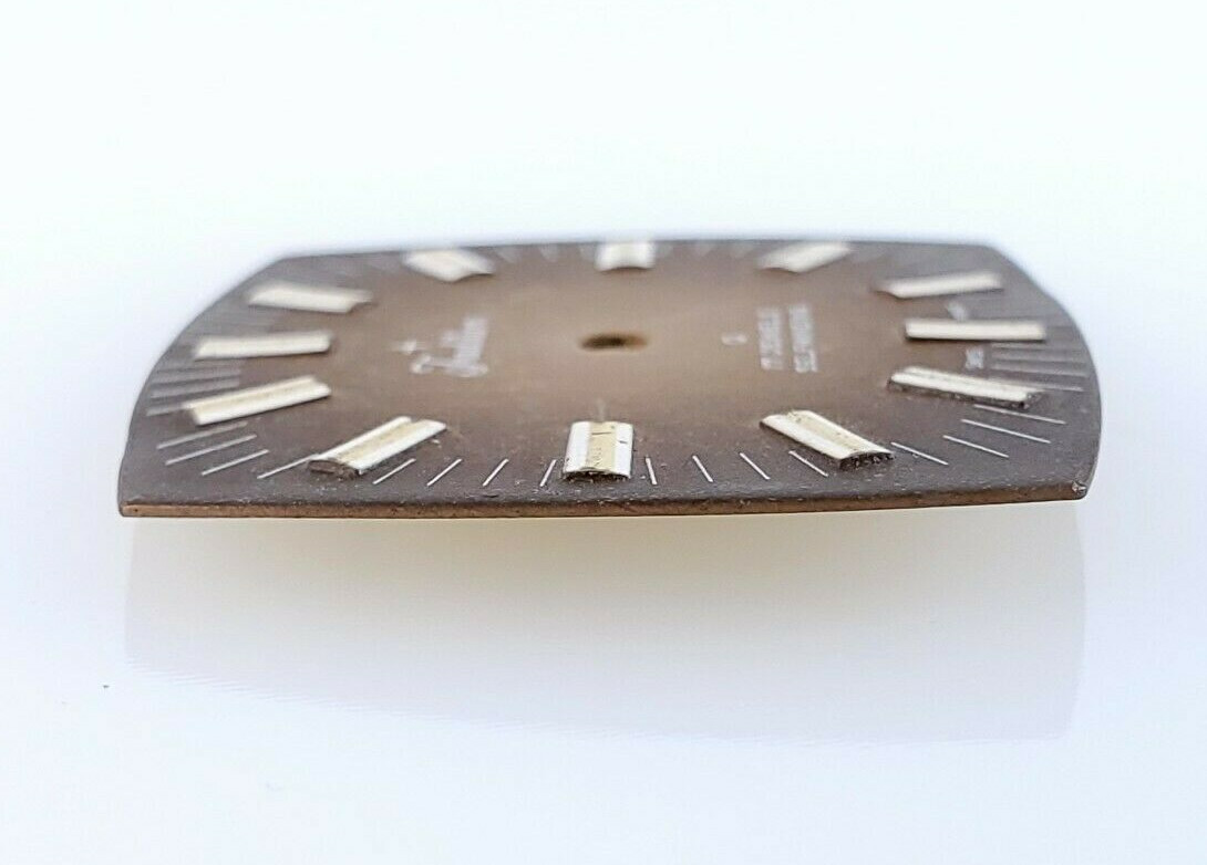 Vintage Tradition 17 Jewels Selfwinding Dial. Brown, Square.