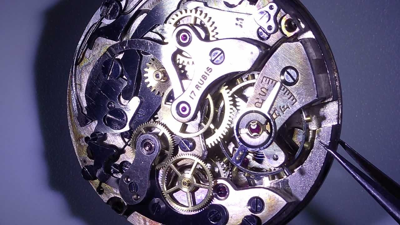 Landeron LANDERON Gray Chrono Movement Stainless Steel Watch Part