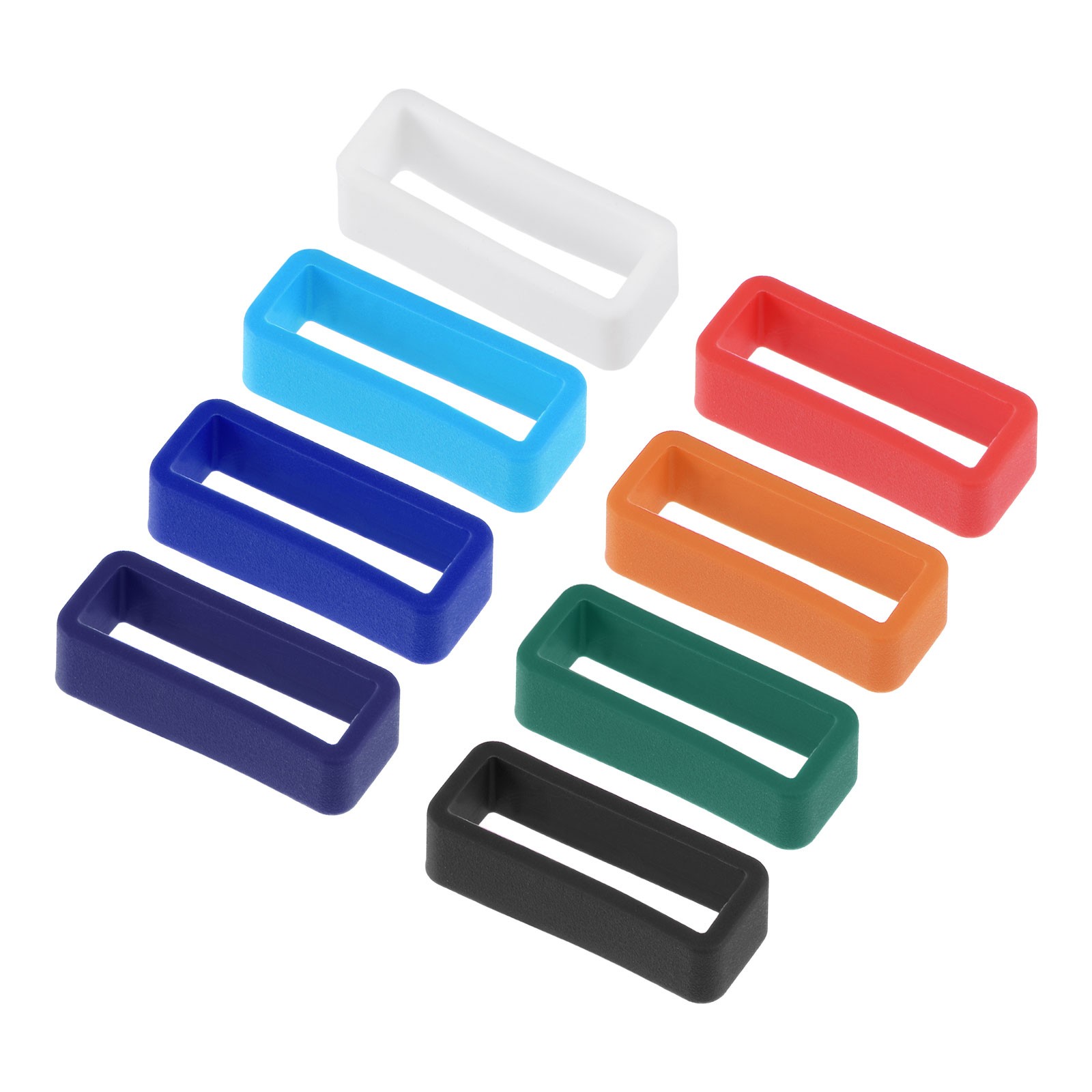 Watch Band Strap Watch Retainers for 22mm Width Watch Band Mix Color 8Pcs