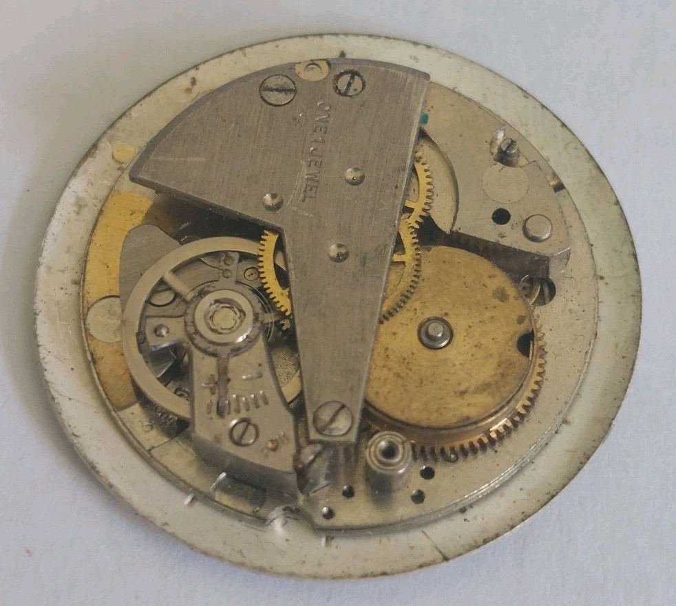 Vintage Leris Men’s Mechanical Watch Movement (Balance Is Okay)