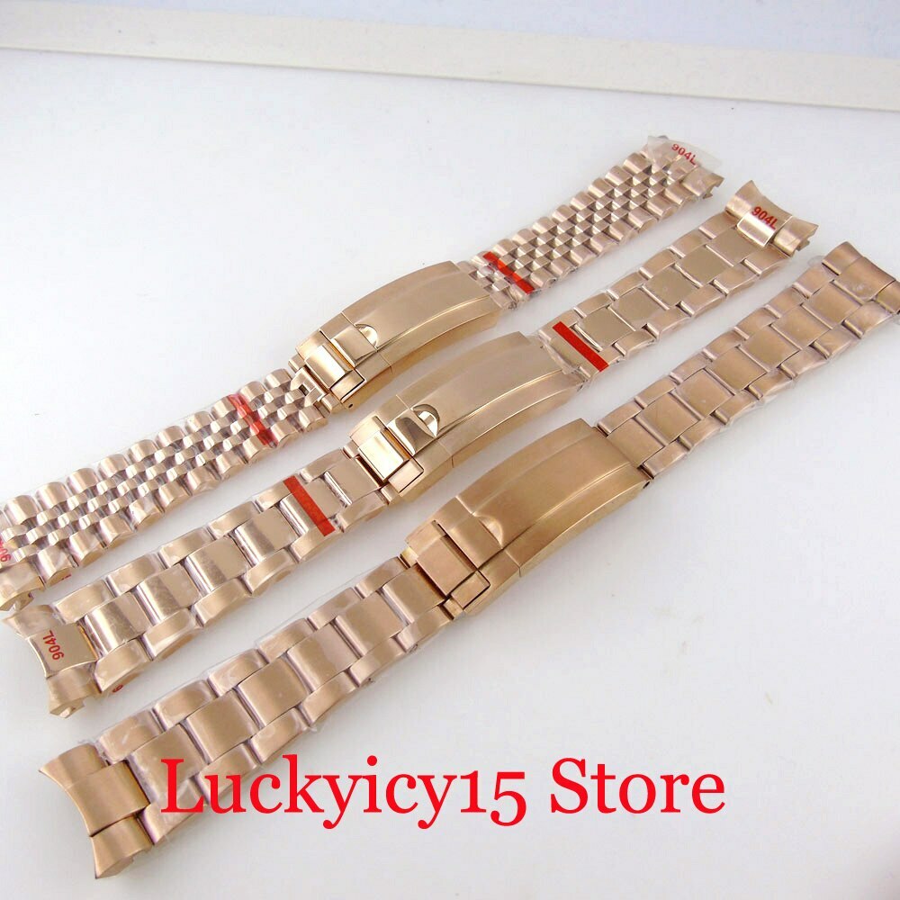 36MM Watch Case Fit NH35A NH36A ETA 2824 PT5000 Bezel Jubilee Oyster Bracelet