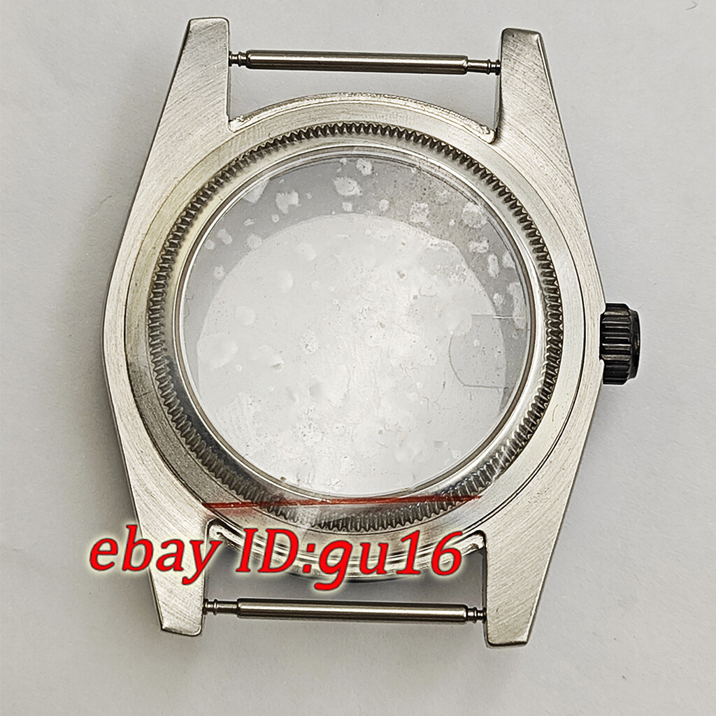 36mm 39mm watch case black silver fit NH35 NH36 Miyota 8215 ETA 2824/2836 DG2813