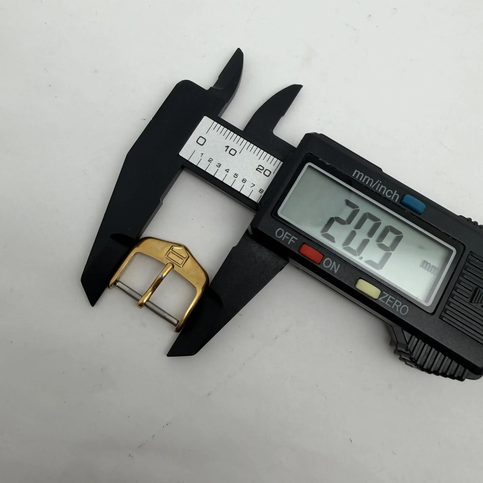 Tag Heuer 21mm Gold Tone Stainless Steel Watch Tang Buckle