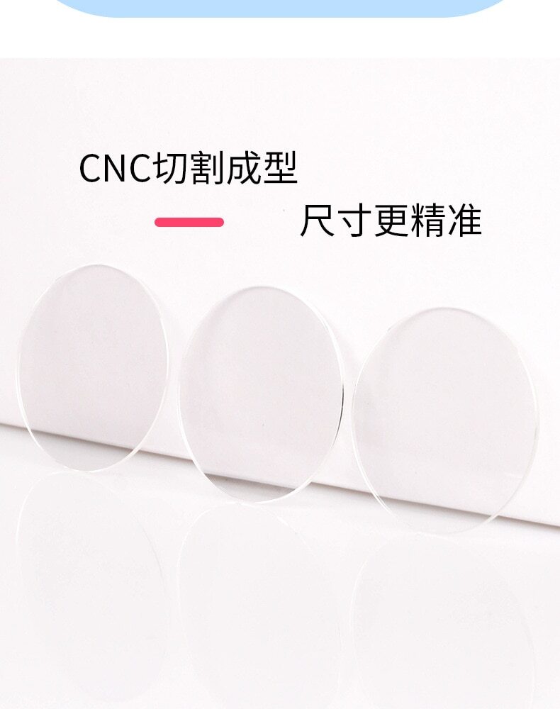 Sapphire Glass Crystal Flat 1.0mm Round Watch Glass 13-40mm Smartwatch Lens Part