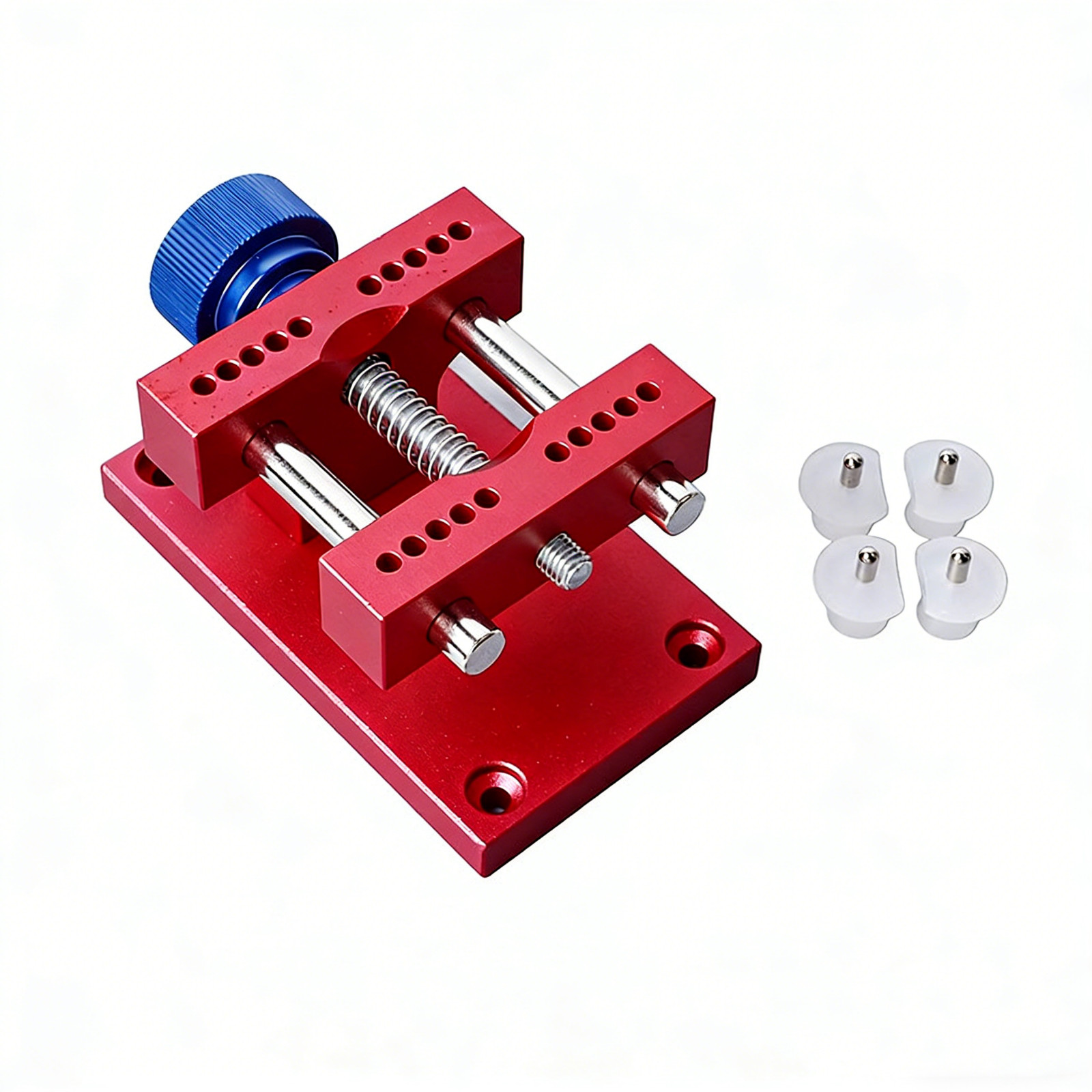 Stainless Steel Large Case Vise With Base Watch Holder For Watch Repair Metal