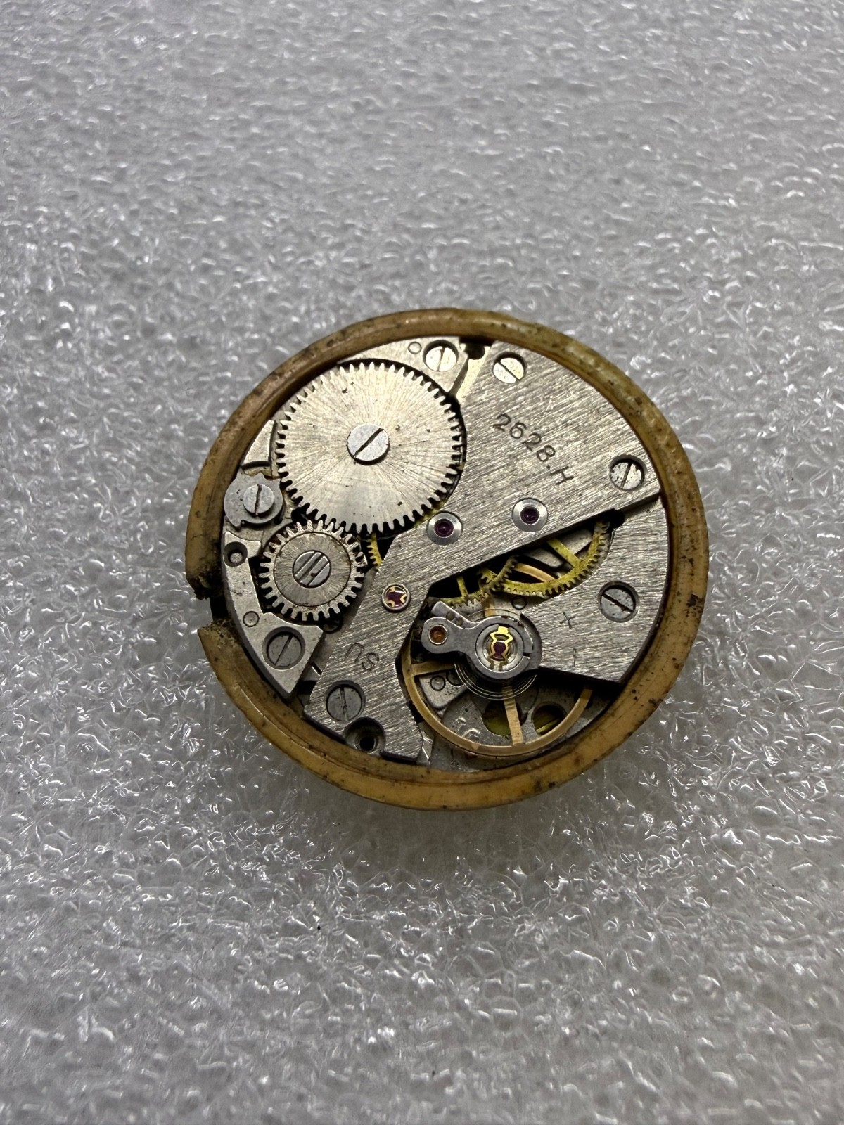 Watch movement USSR Raketa Cal.2628 plus Dial. For parts .