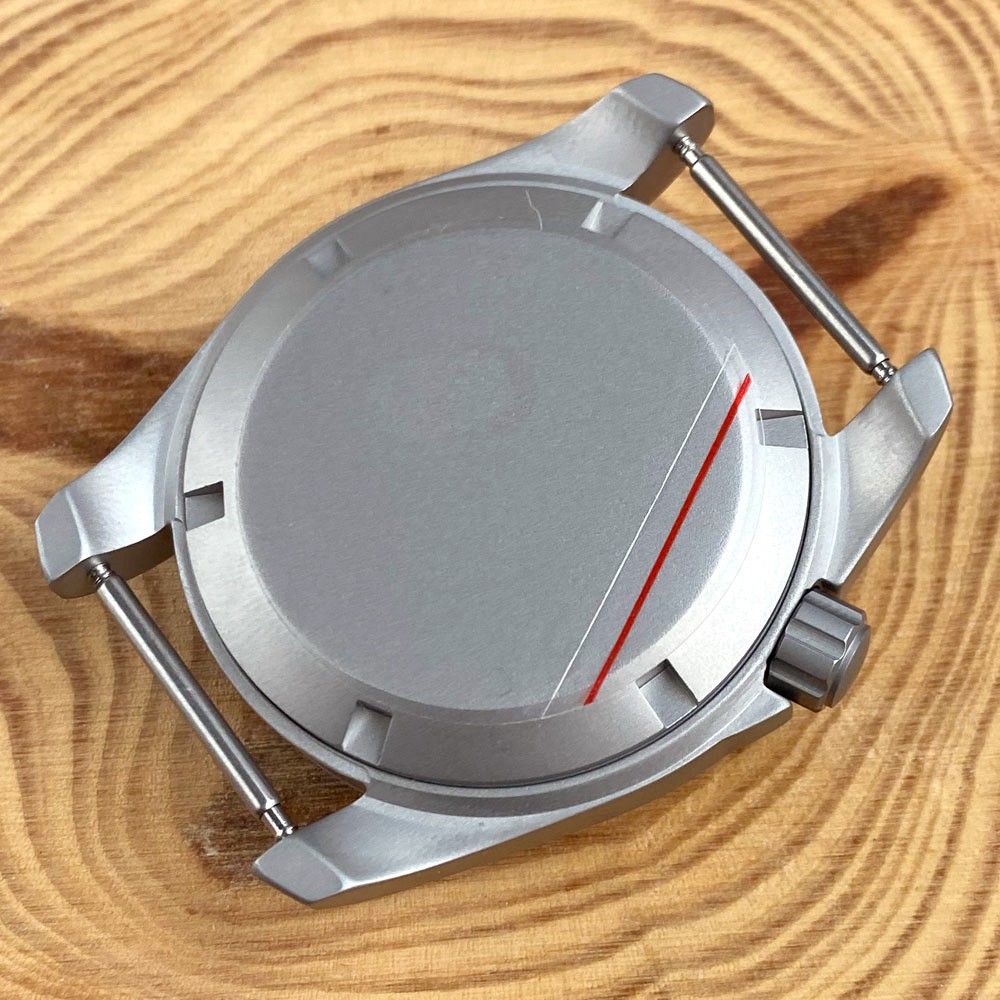 200M Diving Stainless Steel Watch Case 40mm Sandblast Brushed Fit NH34 NH35 NH36