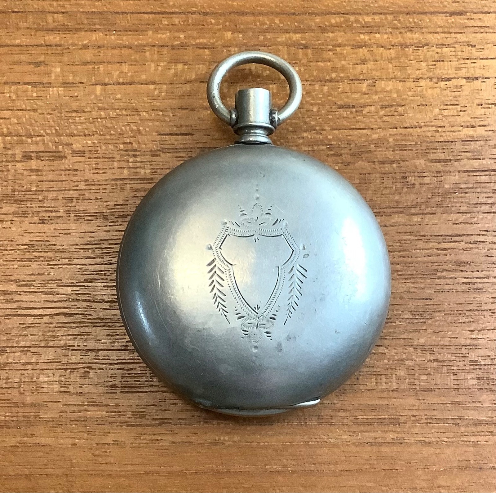 Muhr / Blauer 3 Silveride Pocket Watch 18s Hinged Full Hunter Key Wind Cuvette