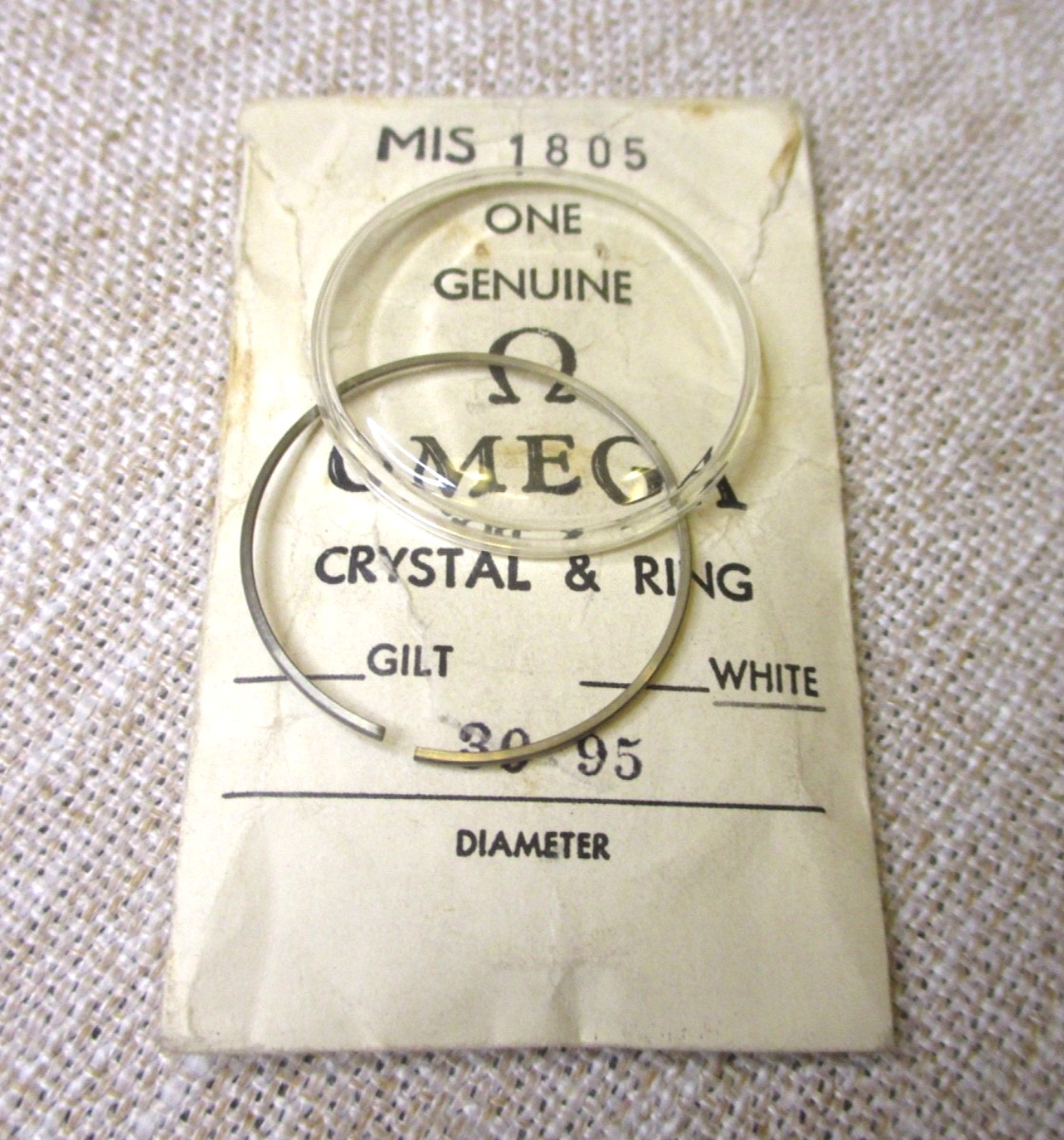 Omega Crystal w/ Retainer Ring 30.95mm, open package