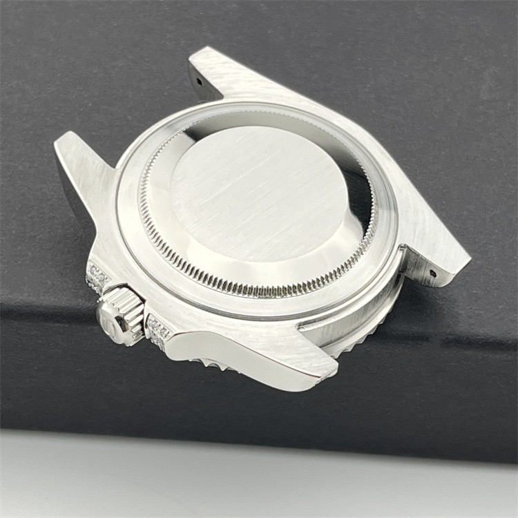 NH35 case 40.5mm rainbow ring diamond case for NH35/36 movement watch accessorie