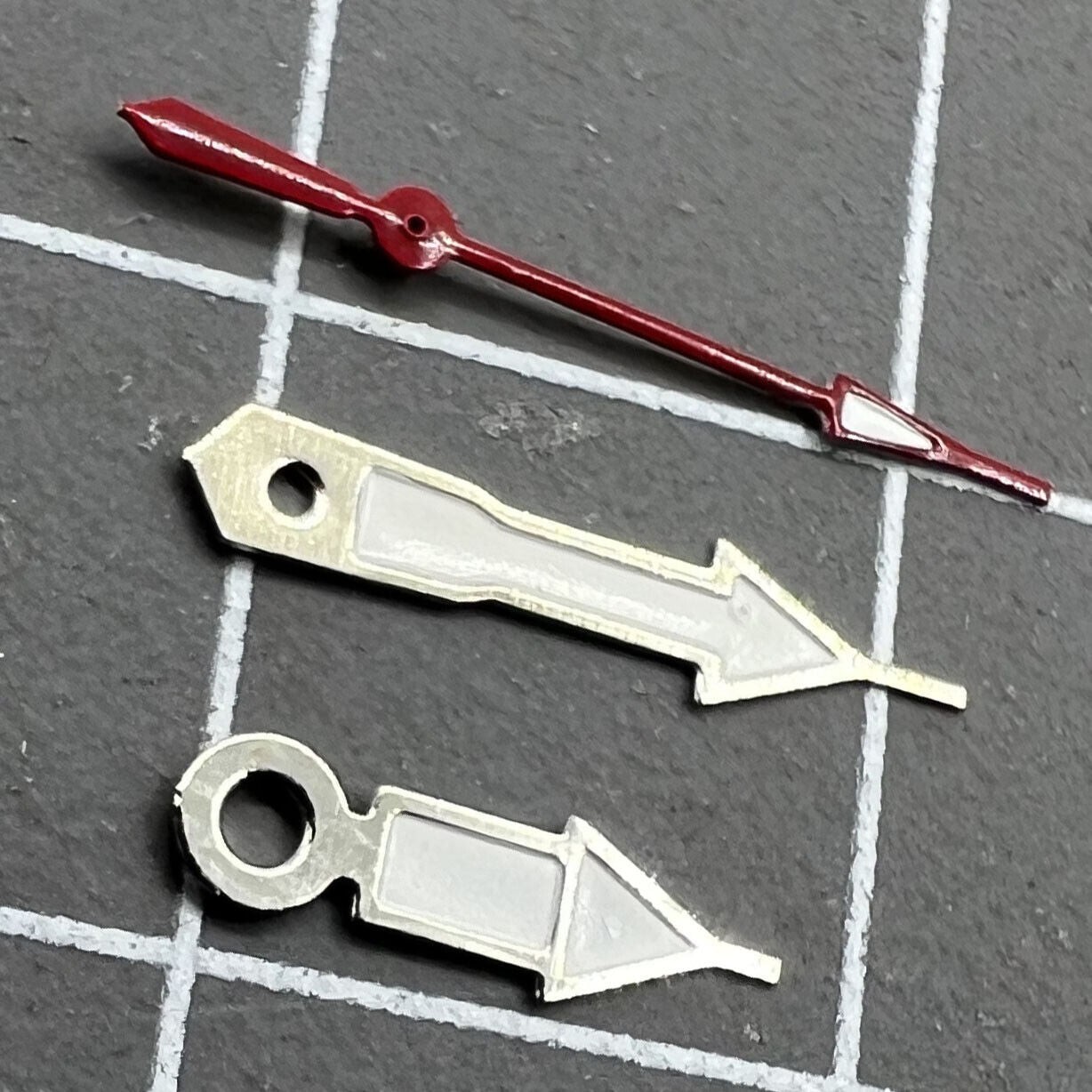 2 Sets/Pack Luminous Red Second Watch Hands For Miyota 2035 Movement
