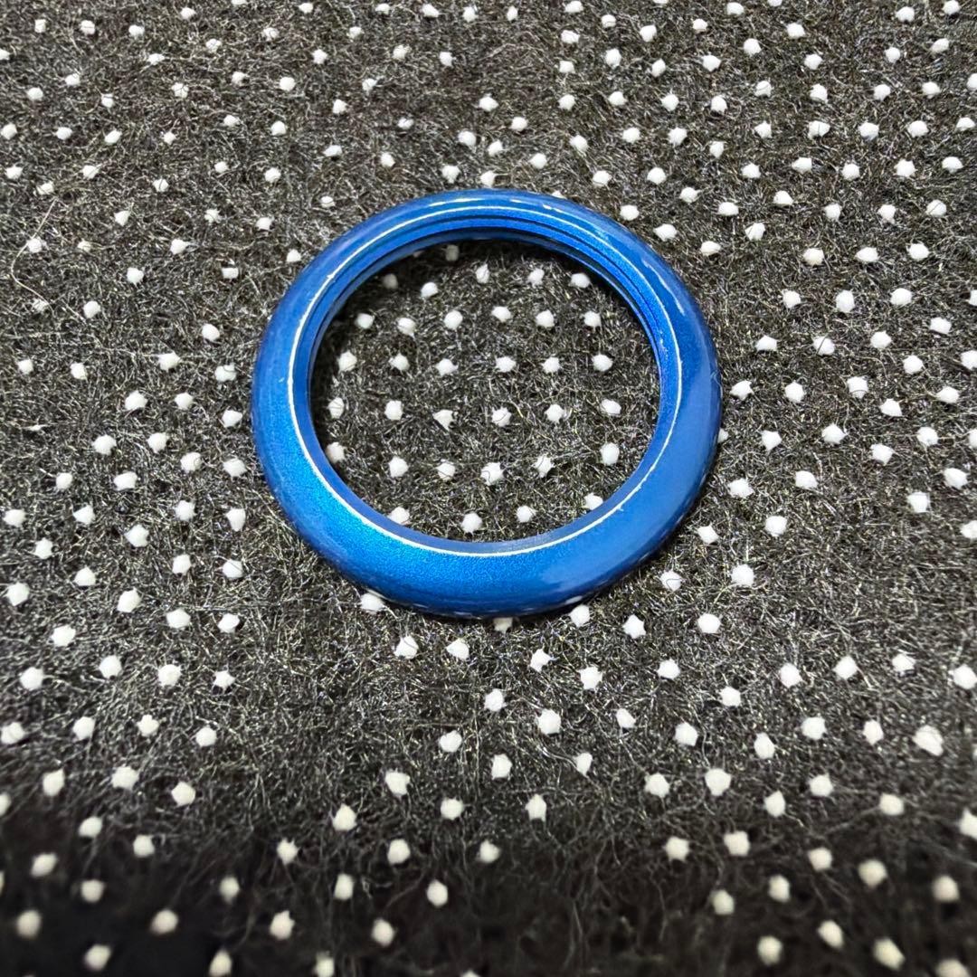 GUCCI 11/12.2 Change Bezel Single Blue Metal Interchangeable Watch Bezel Only