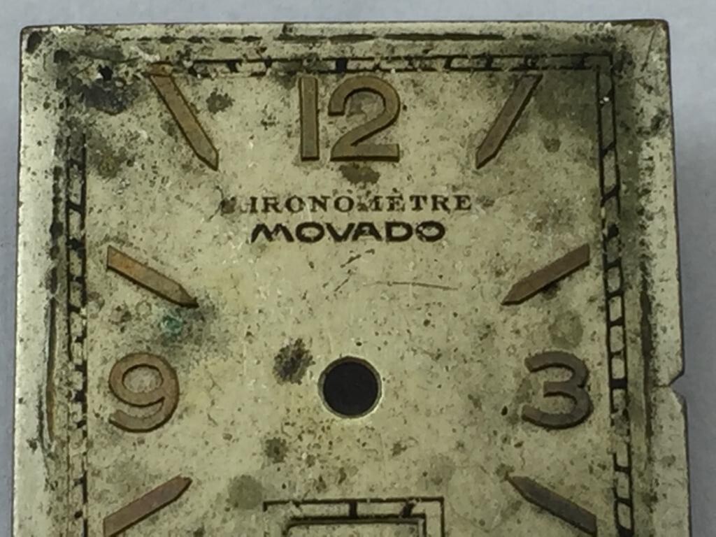 Original Vintage Movado Cal. 75-470-150mn Dial