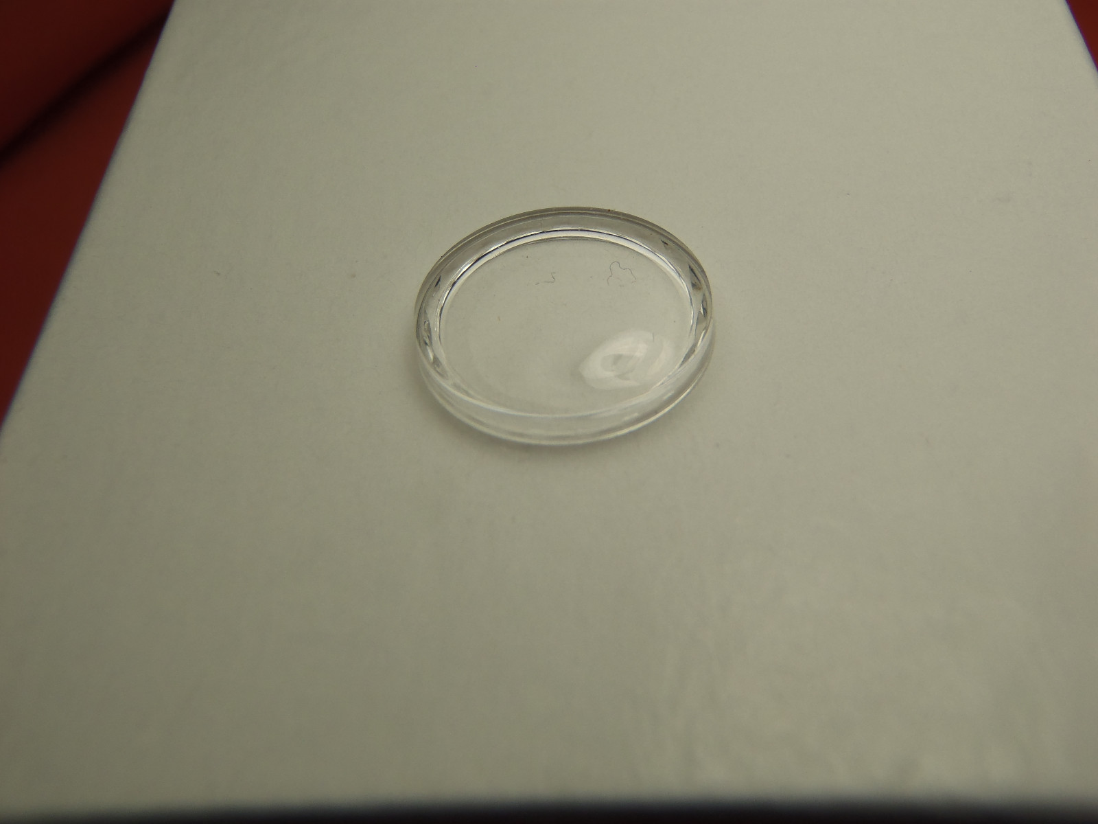 FWC HIGH ROUND Diamond Edge PLASTIC WATCH CRYSTAL 12.8 MM NOS