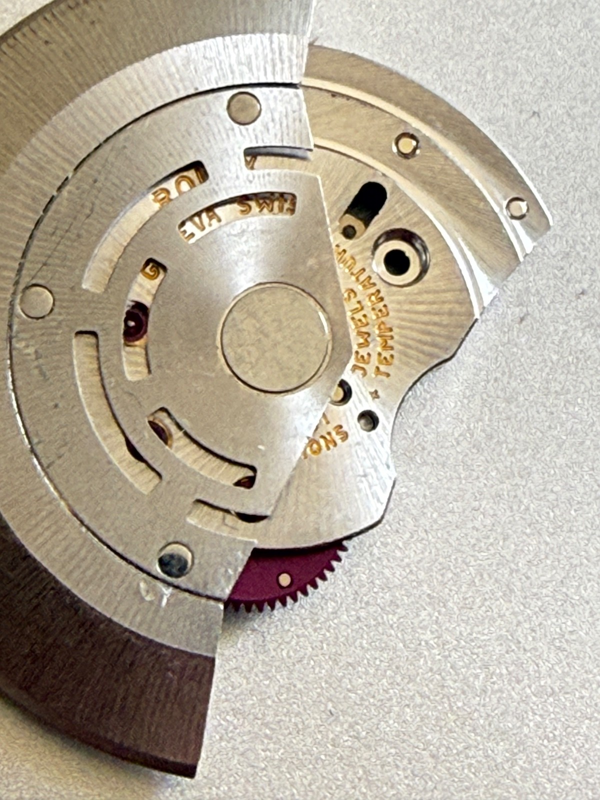 Genuine Rolex 3135 3130 Rotor Oscillating Weight Module Part 145 + screw