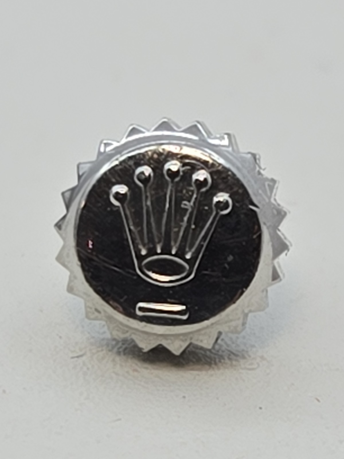 Rolex Crown 6mm , 24 604 0 , Stainless Steel, AAA Condition ,