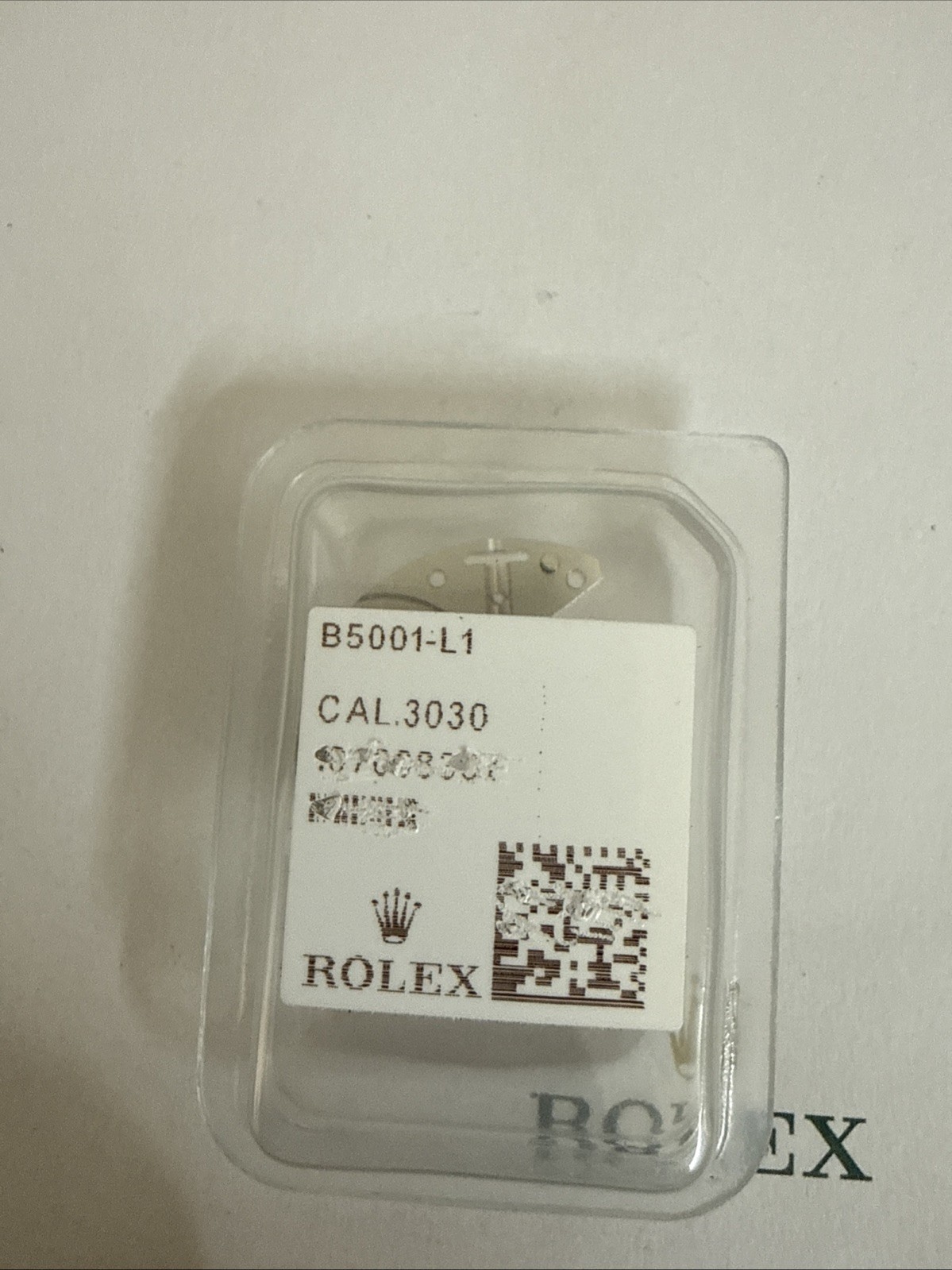Genuine Authentic Rolex 3035 3030 5001 Barrel Bridge , New Factory Sealed