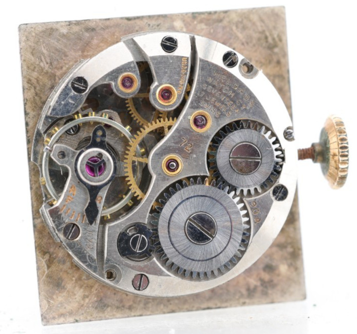 HELBROS 17j SWISS WRIST WATCH MOVEMENT, cal. 90A, 72, 19.5mm, FOR REPAIR (A15)