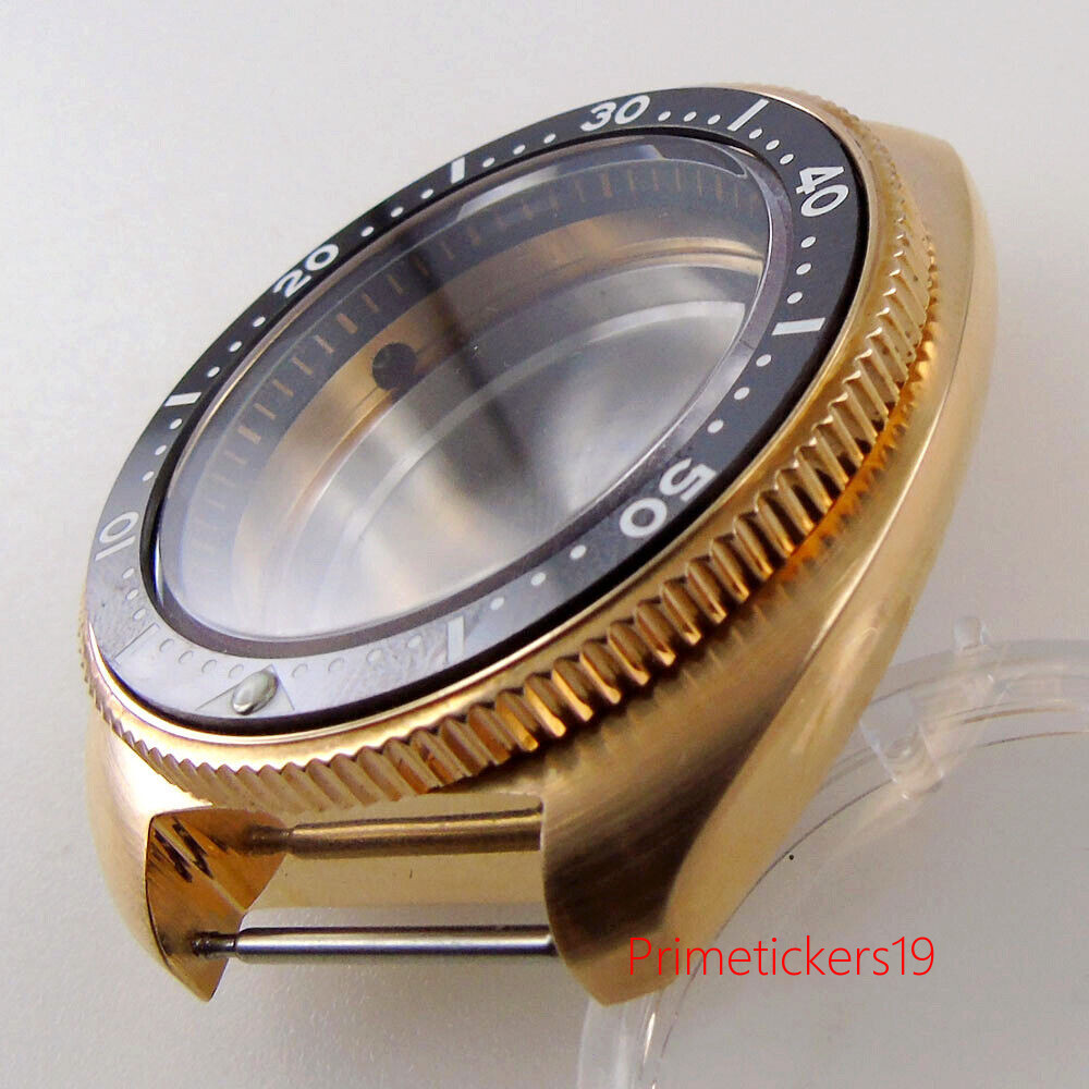 44mm CUSN8 Bronze 200M Dive Watch Case Fit NH35 NH36 NH34 ETA2824 PT5000 Movemen