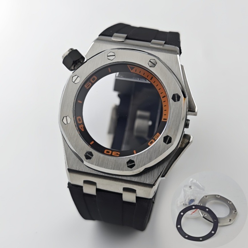 NH35 Dial 30mm Case 42mm Hand Green Luminous for NH35/NH36 Movement Watch Parts
