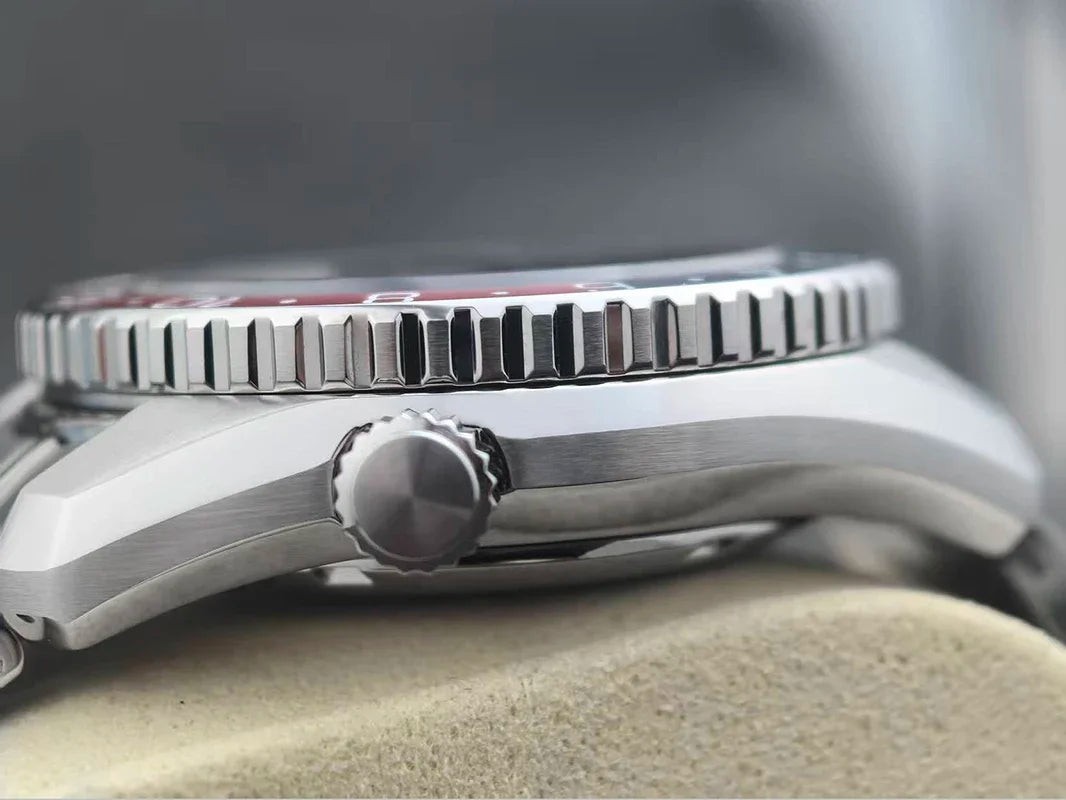 SPB185 42mm Case Sapphire Glass Bezel Blue Lume Two-way Rotation NH35 NH34 20bar