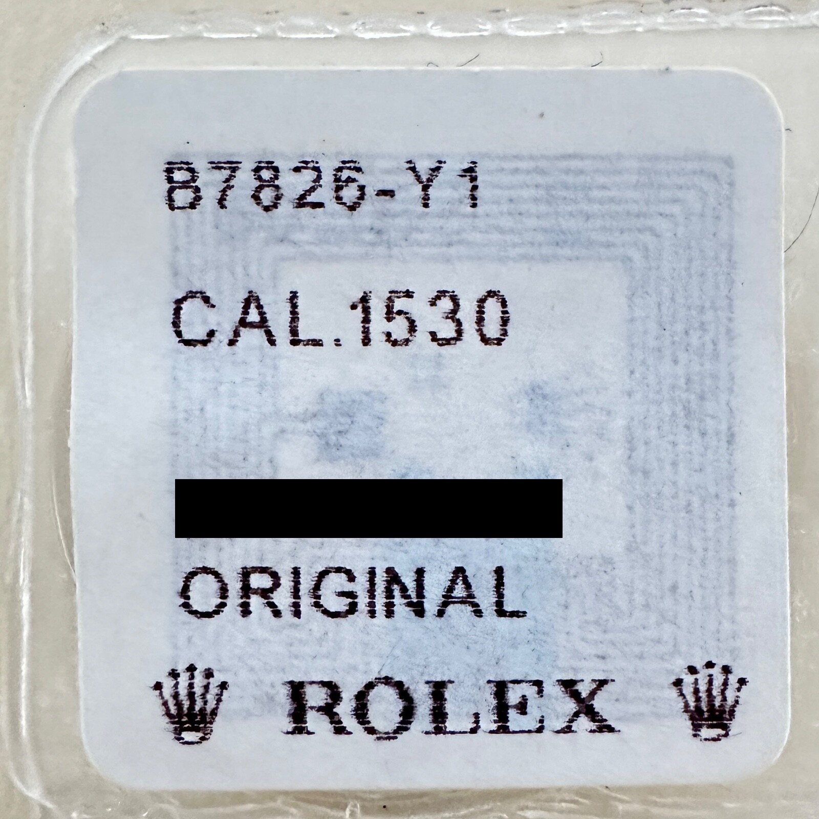 Genuine Rolex Caliber 1530 Barrel Arbor B7826-Y1 Sealed In Package