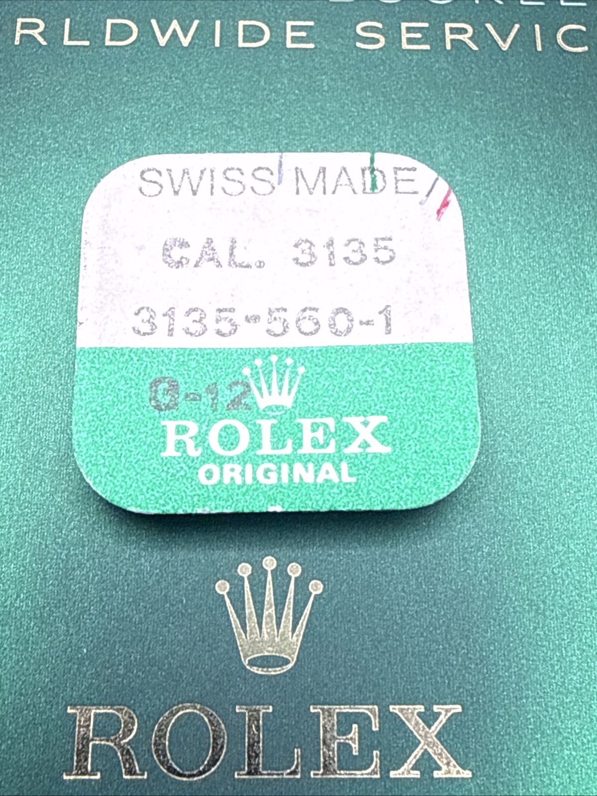 Rolex 3135-560-1 .18mm Spring Clip For Oscillating Weight Genuine Rolex Part