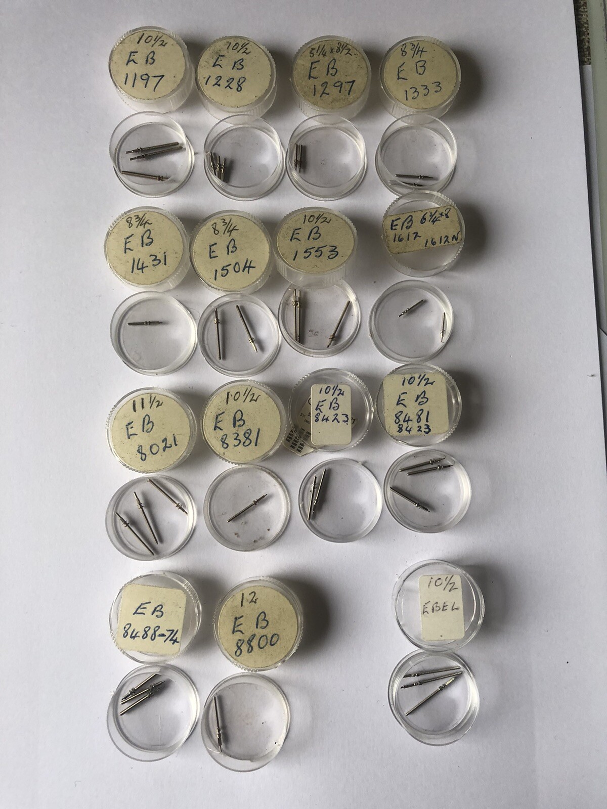 EB,Lanco,Movado,MST,Oris,Peseux,Poljot,PUW,Unitas +Vintage Watch Stems (NOS).