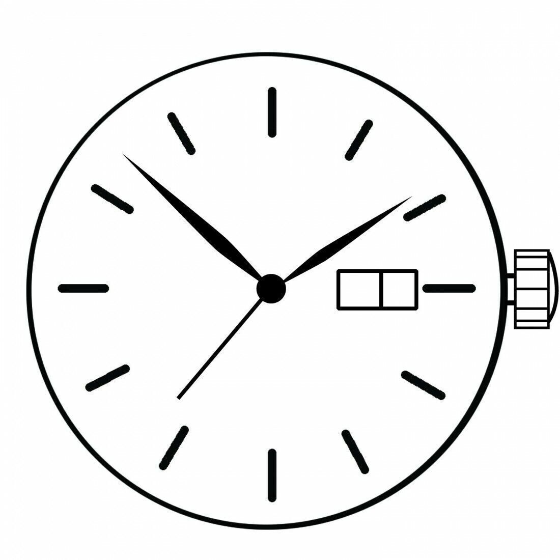 Hattori Epson TMI VJ43 VJ43B Watch Quartz Movement Japan Made