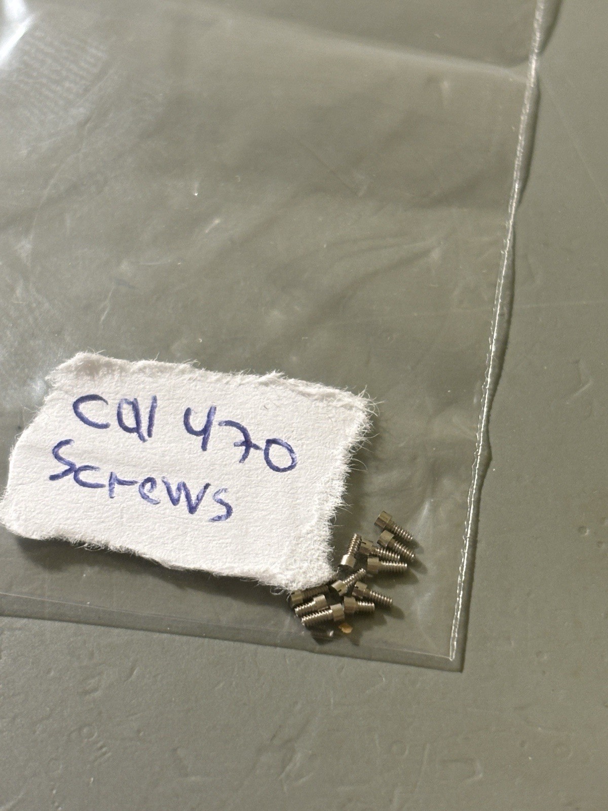 MOVADO Cal 470 assorted screws lot