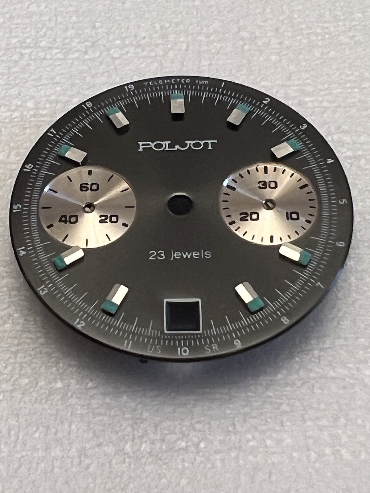 Chronograph 3133 Movement (USSR) Poljot Dial.