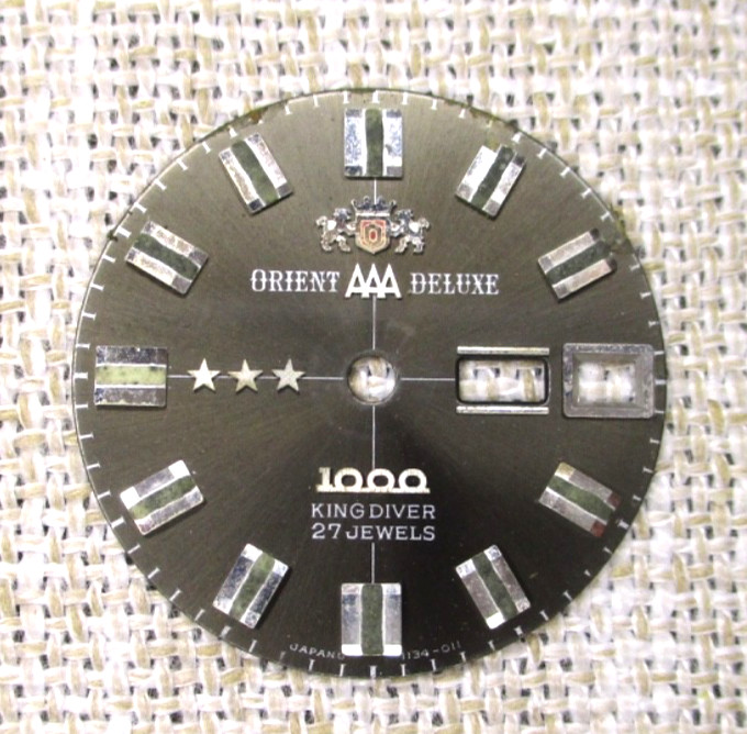 Orient King Diver 1000 Automatic CB.349-11340 DIAL, missing feet, from Japan