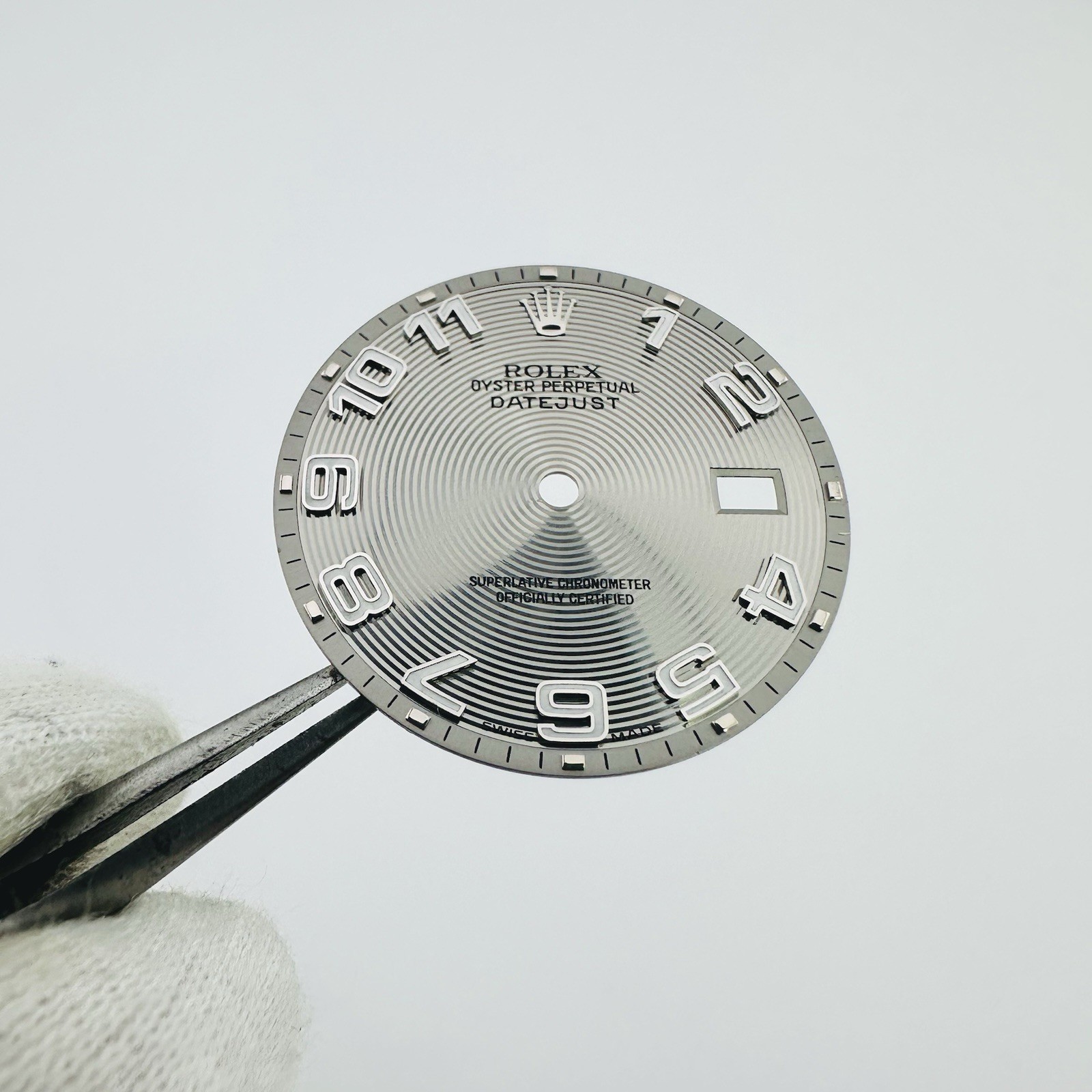 EXC Rolex Silver Concentric Arabic Dial 36mm Datejust 16030 16014 16220 16234