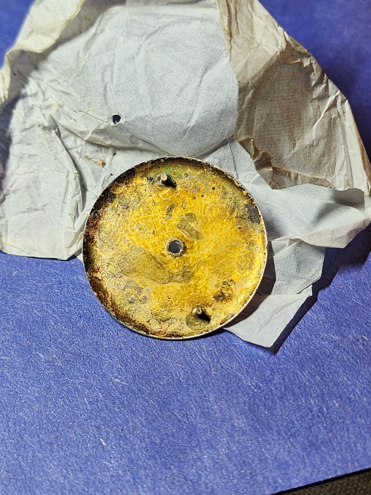 Vtg. Sellita 17J Incabloc Watch Dial – Mint – Swiss