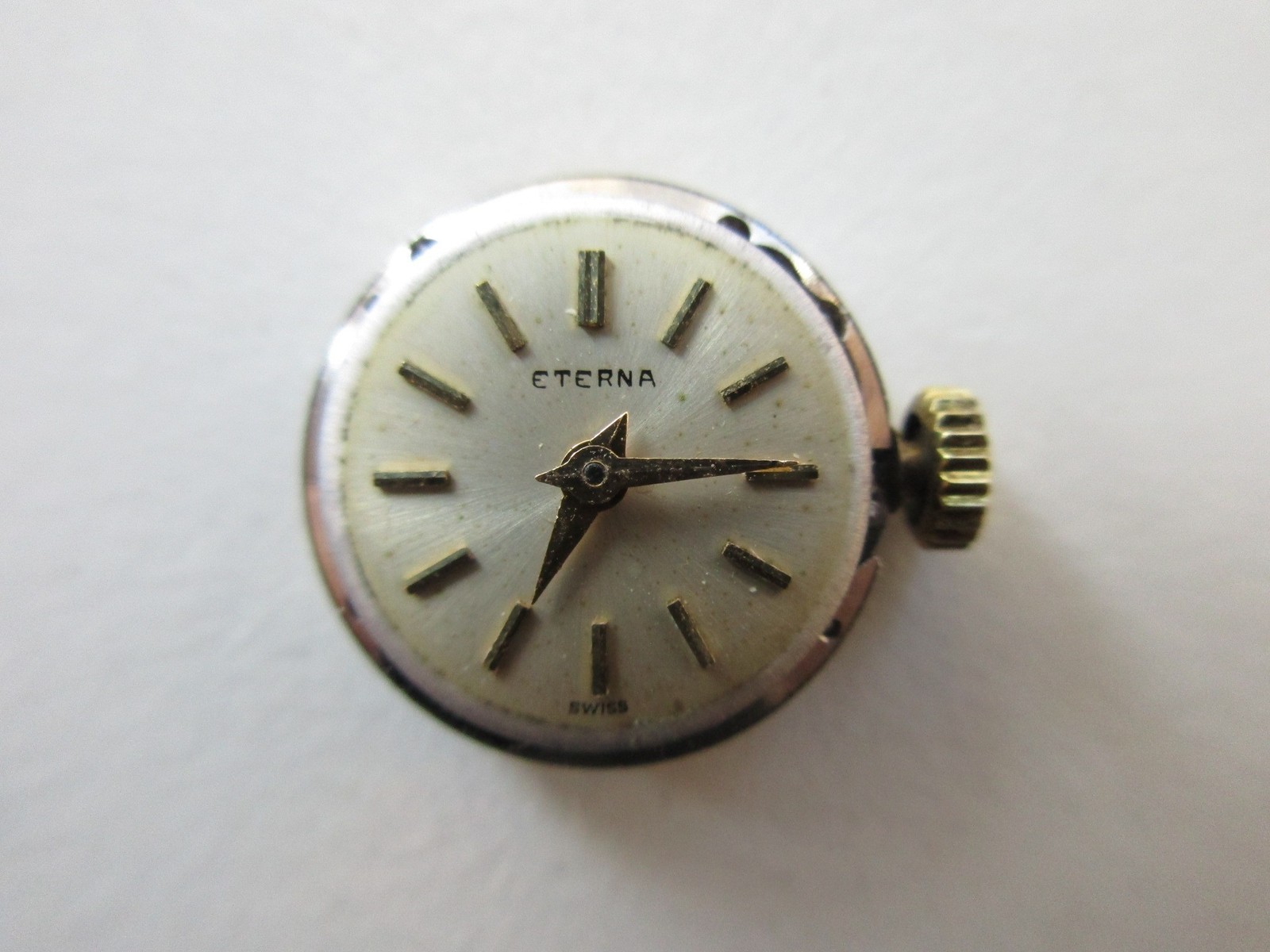 Eterna cal. 1418U Swiss watch movement – running