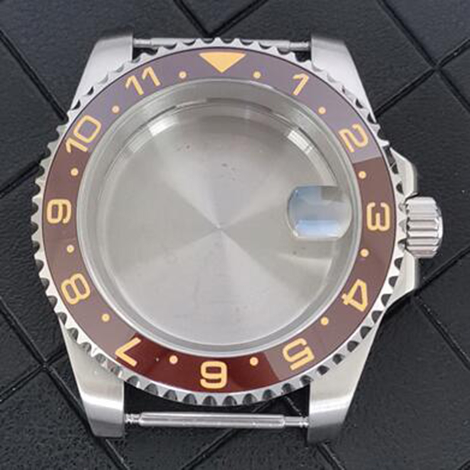 40MM Stainless Steel Case Sapphire Glass Watch Case for NH34 Automatic Movement