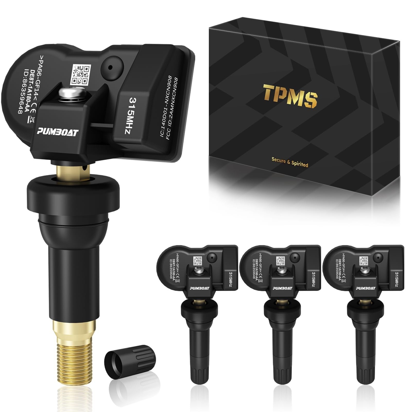 TPMS Ford 315Mhz Pre-Programmed,Compatible with F-150(09-14)|F-250(09-16)|F-3…