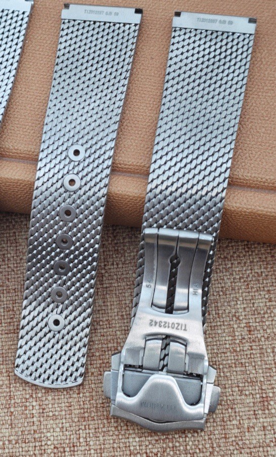 20mm Omega Braided Titanium Mesh Watch Band (Bracelet Only!)