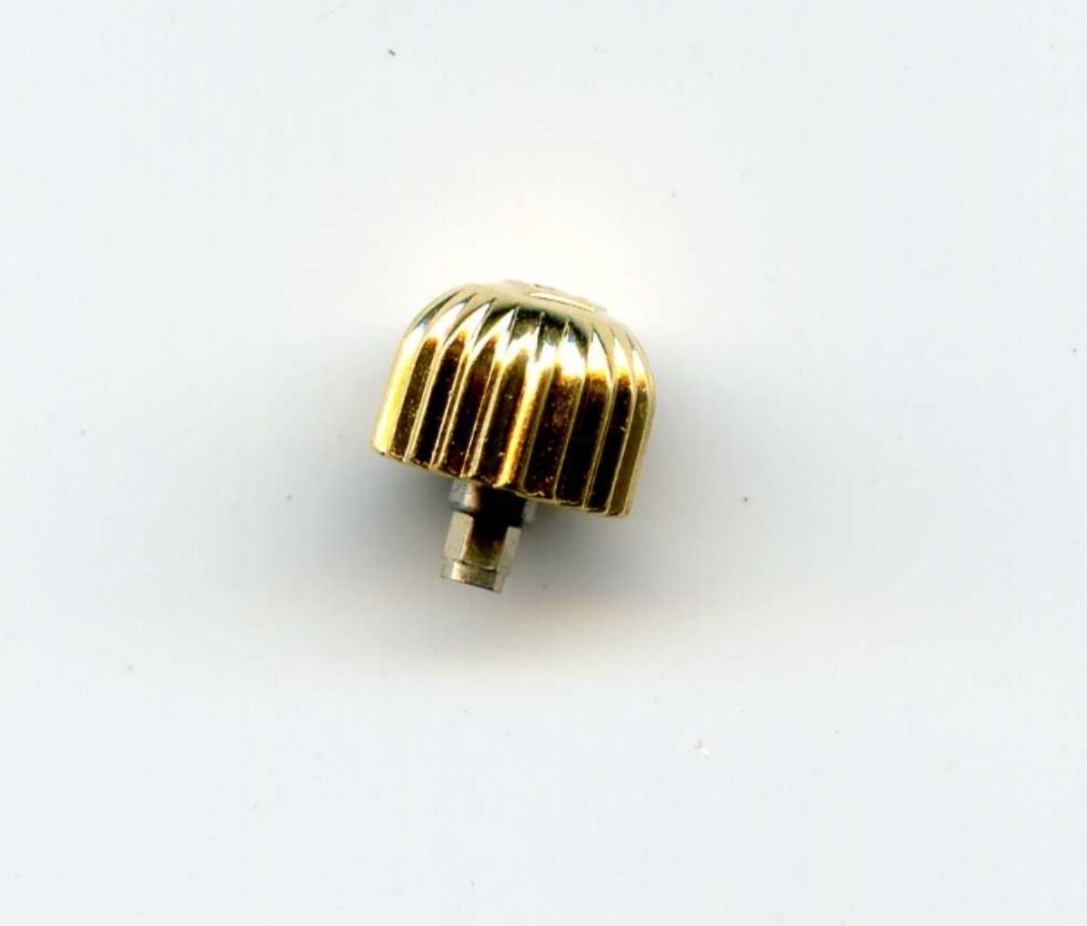 Tag Heuer 5.2 mm yellow gold in color Factory Crown screw down with tube