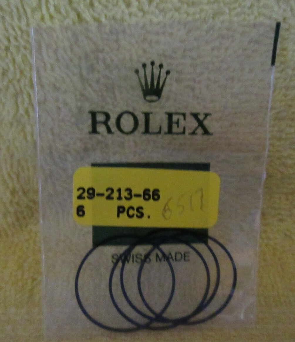 GENUINE ROLEX CASE BACK GASKETS.#6509.PART #29-213-66. PER ONE Sku RLX 37-15