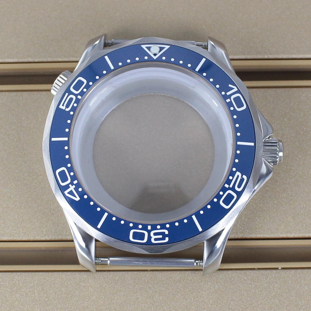 41mm Sports Watch Case Stainless Sapphire Crystal For NH35 NH34 NH36NH38Movement