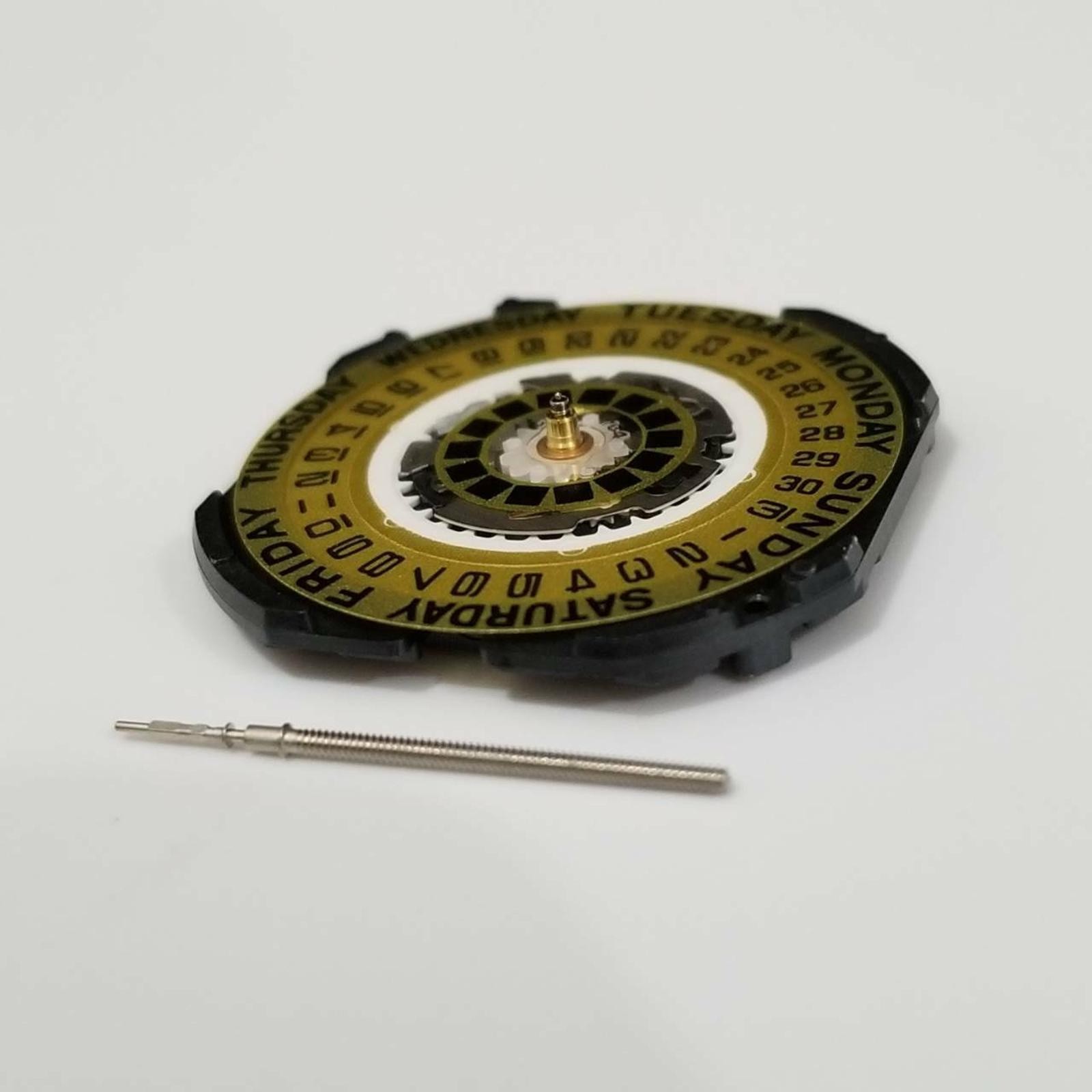 25.6mm Diameter 3 Hands Quartz Watch Replacement Movement For VX44E 11½ ‴