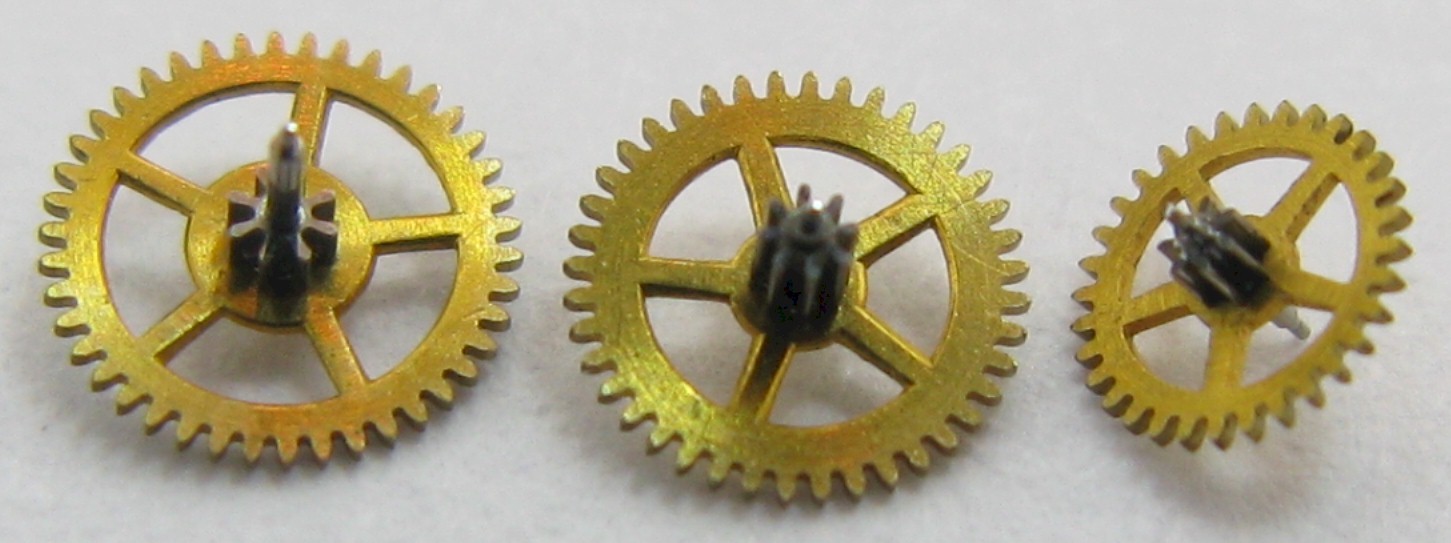 Patek Philippe Geneva part train x3 wheel gear Cal. 13.5 320