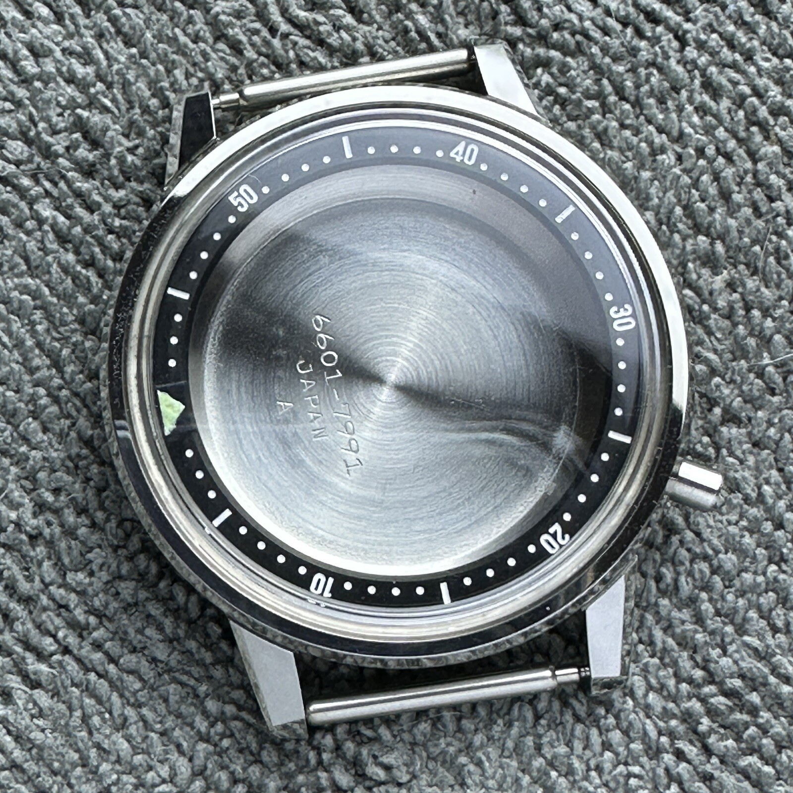 NEW OLD STOCK ‘1965 VINTAGE SEIKO SILVER WAVE 6601-7991 CASE SET