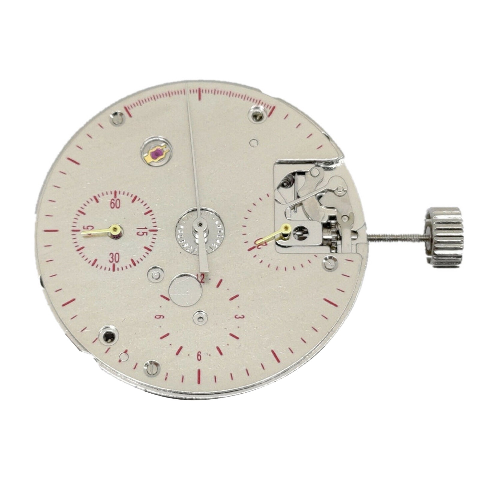Mechanical Chronograph Handwind Watch Movement Fit For Seagull ST1901 TY2901