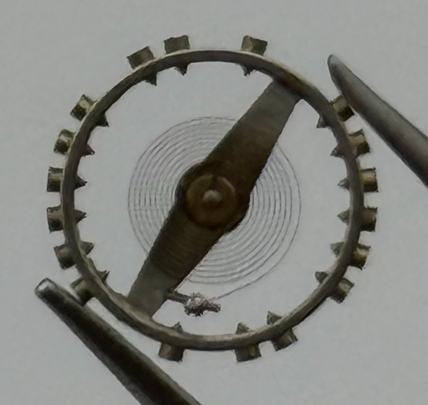 FHF 60 Balance Wheel Complete And Spring 6¾-8’’’ 200 M Watch Movement Parts NOS